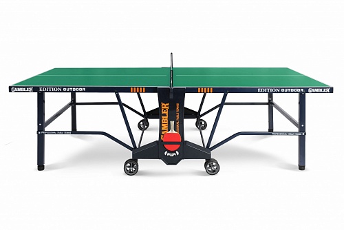 Всепогодный премиальный теннисный стол EDITION Outdoor green с зеленой столешницей..  5