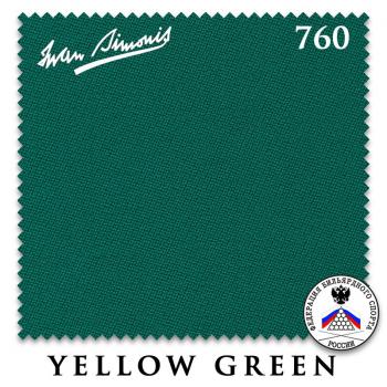 Сукно Iwan Simonis 760 206см Yellow Green