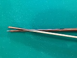 Кий ручная работа Вараксин А., классика лайсвуд/черный граб/граб